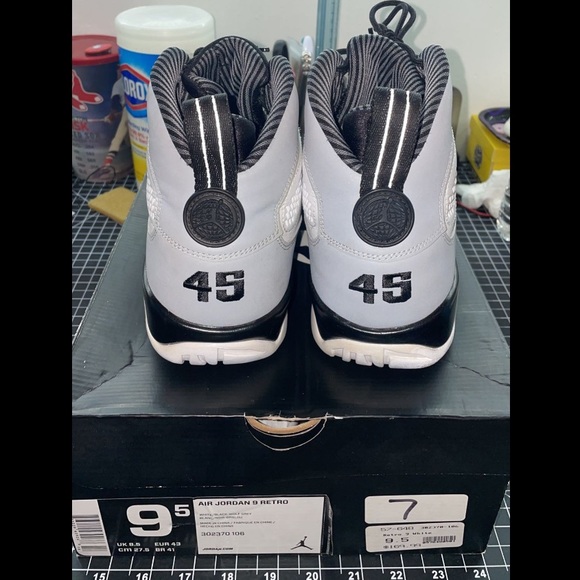 Air Jordan 9 Retro “Barons” sz9.5 - Picture 7 of 8